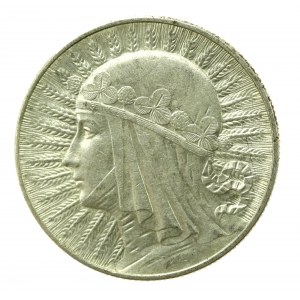 II RP, 5 złotych 1933, Głowa Kobiety (311)