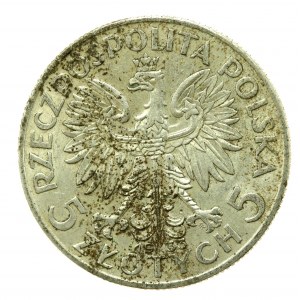 II RP, 5 złotych 1933, Głowa Kobiety (311)