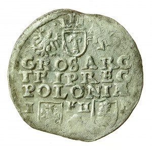 Zygmunt III Waza, Trojak bez daty, Poznań. RZADKI (630)
