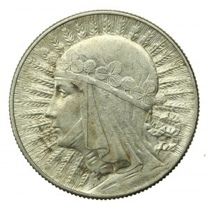 II RP, 5 złotych 1933. Głowa Kobiety (811)