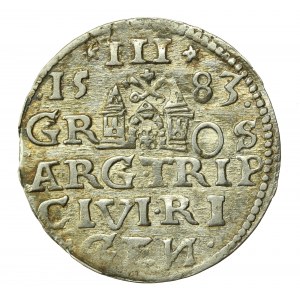 Stefan Batory, Trojak 1583, Ryga (585)