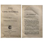 SIENKIEWICZ - HISTORICAL AND POLITICAL WORKS. 1862