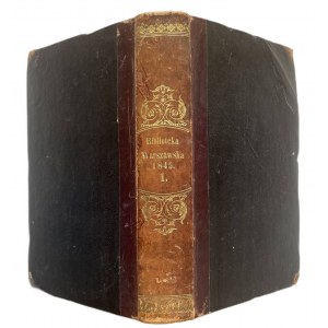 BIBLIOTEKA WARSZAWSKA 1845 tom I