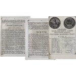 KALENDÁŘ 1864 - VARŠAVSKÝ CELNÍ SAZEBNÍK