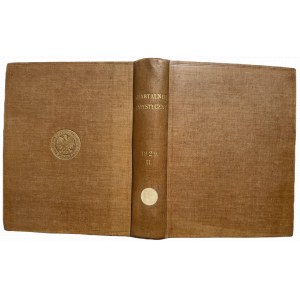 KWARTALNIK STAT. 1929 EGZ. AMBASADY RP W LONDYNIE