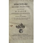 DICIONARIO DI ECONOMIA POLITICA 1828 - BELLA COPIA.