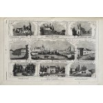 3 KALENDARZE JAWORSKIEGO 1865,1866,1867 PLANY WARSZAWY