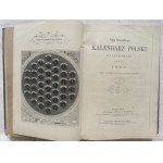3 KALENDARZE JAWORSKIEGO 1865,1866,1867 PLANY WARSZAWY