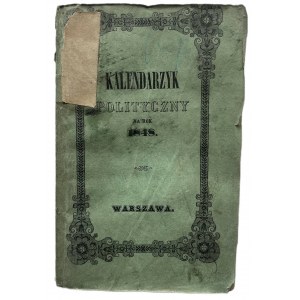 KALENDARZYK POLITYCZNY RADZISZEWSKIEGO 1848