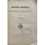 ROCZNIK URZĘDOWY KRÓLESTWA POL. 1865