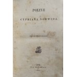 NORWID - POEZYE 1863 PIERWSZE WYDANIE