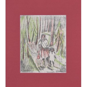 Jan Hrynkowski(1891-1971),A walk in the woods,1928