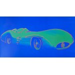Andy Warhol(1928-1987),Mercedes-Benz Formula W196 ze série Cars Green (Zelená auta)