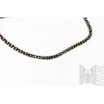 Silberarmband, Popcorn-Geflecht, 925 Silber