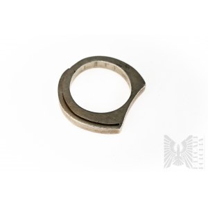 Modernistischer Ring, 925 Silber