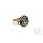 Maya-Uhr-Ring, 925 Silber