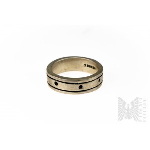 Unisex Designer Ring, 925 Silber