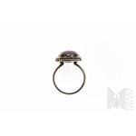 Ring mit natürlichem Phosphiderit 10.00 ct, Silber 925, zertifiziert von Gemporia