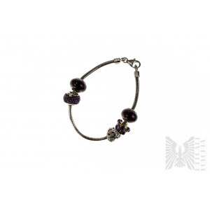 Bracciale originale Lovelinks con charms, argento 925