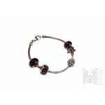 Bracciale originale Lovelinks con charms, argento 925
