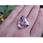 26.41ct Natural Amethyst large trilion