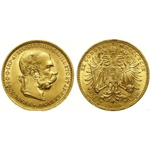 Austria, 20 koron, 1899, Wiedeń