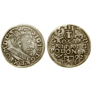 Poland, trojak, 1592, Poznań