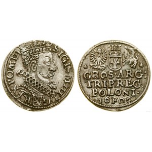 Polska, trojak, 1606, Kraków