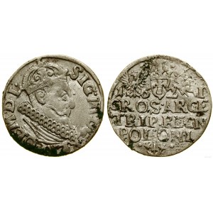 Polska, trojak, 1621, Kraków