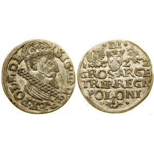Polska, trojak, 1622, Kraków