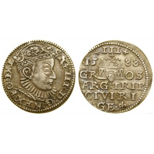 Poland, trojak, 1588, Riga