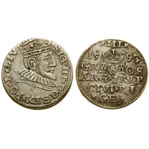 Poland, trojak, 1593, Riga