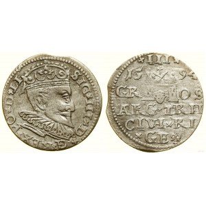 Polska, trojak, 1594, Ryga