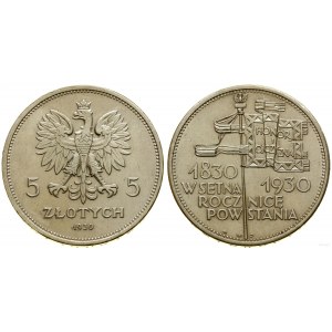 Poland, 5 zloty, 1930, Warsaw