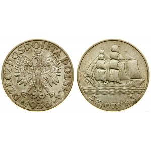 Poland, 5 zloty, 1936, Warsaw