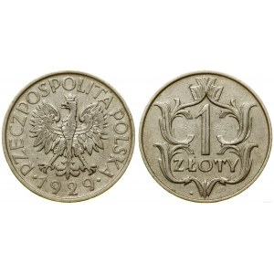 Poland, 1 zloty, 1929, Warsaw
