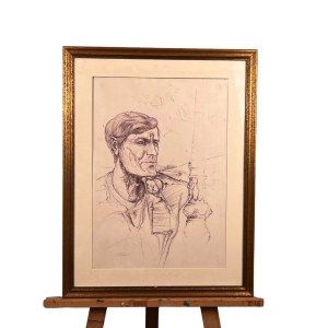 UNIDENTIFIED SIGNATURE, Portrait of a man.