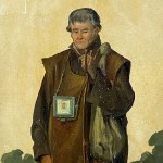 T.PATINI, Two portraits (Teofilo Patini)