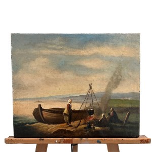 ANONIMO, The Return from Fishing.