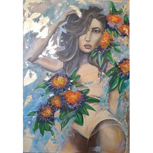 Monika Kolakowska, Woman and Flowers.