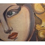 Monika Kolakowska inspiriert Tamara Lempicka Frau mit Taube