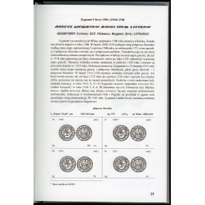 Kopicki, Coins of the Grand Duchy of Lithuania / Tyszkiewicz, Index of Lithuanian coins (reprint)