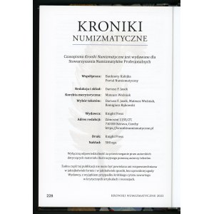 Kroniki Numizmatyczne 2022