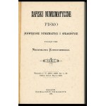 Kurnatowski, Notes numismatiques [réédition].