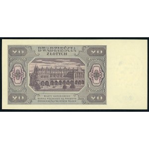 Imprint on 1 banknote - Silver Jubilee of PTAiN in Lodz.