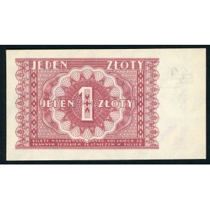 Nadruk na 1 banknocie - 70 Rocznica Powstania Wielkopolskiego