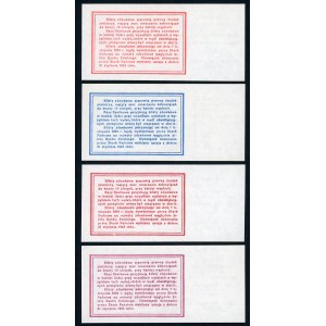 Prints on 4 banknotes - XXII PTAiN Convention
