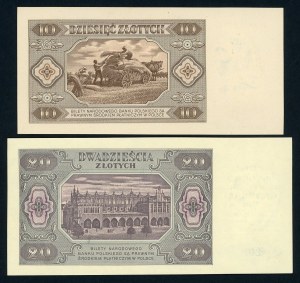 Nadruki na 2 banknotach - XXV Zjazd prezesów PTAiN