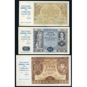 Prints on 6 banknotes - Kazimierz Franke