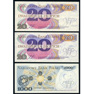 Nadruki na 3 banknotach - II MONETARIUM - PTN Radom 2012